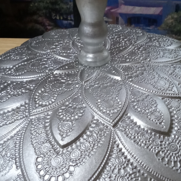 🌇Silver Overlay Footed Compote Dish European Style,Like🆕Vintage.🏆🎻 - Picture 13 of 16